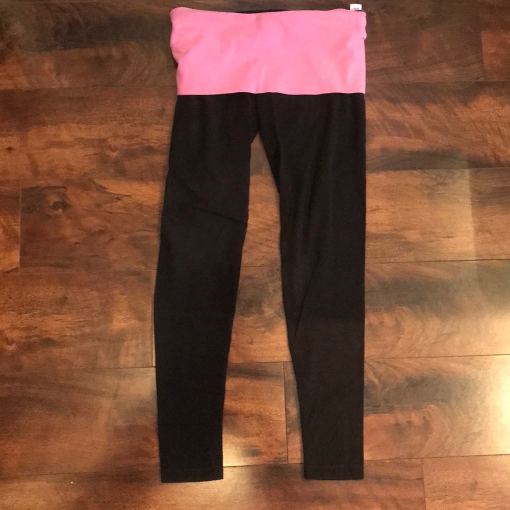 black PINK victoria’s secret leggings